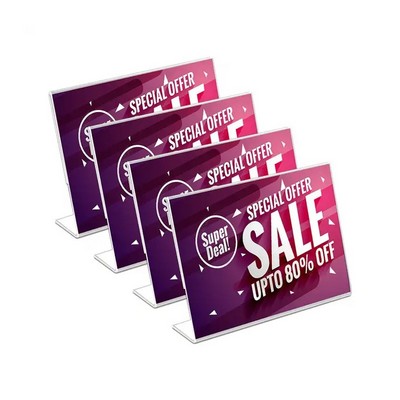 Table Top Clear Acrylic Display Holder Stand (2.5" x 3.5")