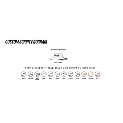 Titleist Tour Aussie Custom Script Hat