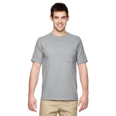 Jerzees 56 Oz, 50/50 Heavyweight Blend® Pocket T-Shirt
