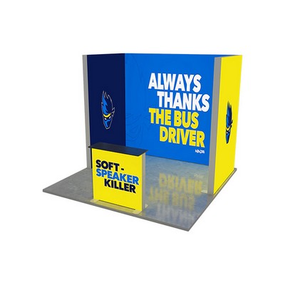 10' Backlit Trade Show Display - Design 4 (Single Sided)