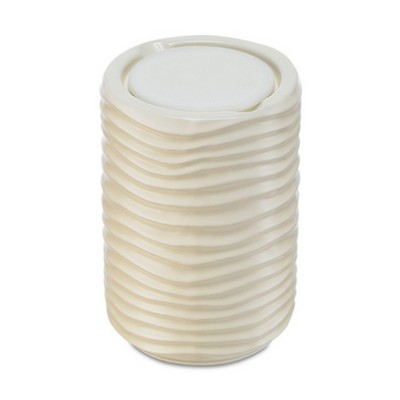 Serene House® Wave Cream Ceramic No-Spill Wax Melt Warmer