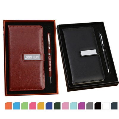2 Pieces Business Gift Set: Notebook and Twist Ballpoint Pen