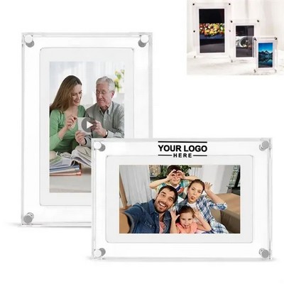 5" Acrylic Digital Photo Frame With Battery