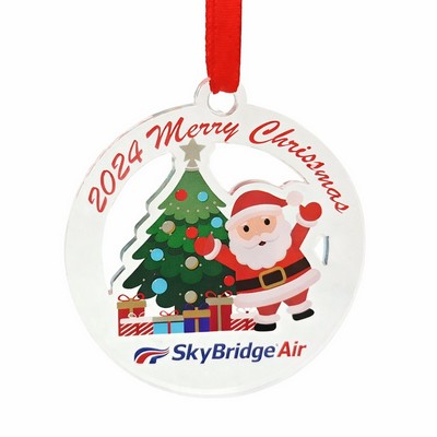 2.75" Full-Color Custom-made Acrylic Ornaments ( Laser Cut )