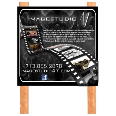 4' x 4' Two Sided Ecopanel Sign