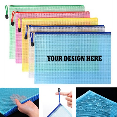 Clear Zippered Pencil Pouch