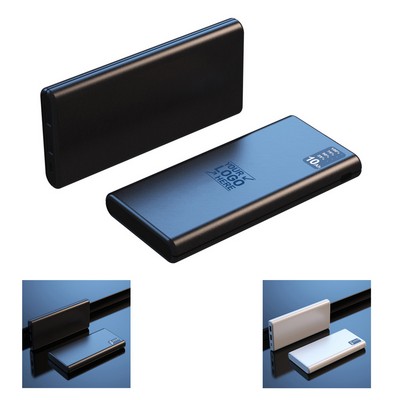 Custom 10000 Mah Leather Power Bank