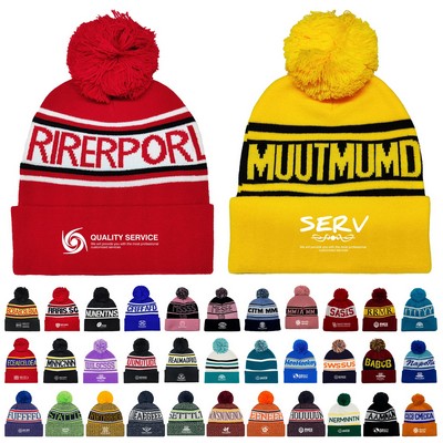 Knitted Acrylic Hat
