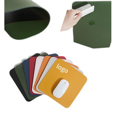 Simple Leather Mouse Pad