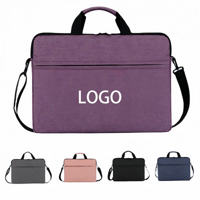 16" Water Resistant Oxford Cloth Laptop Shoulder Bag Carrying Case