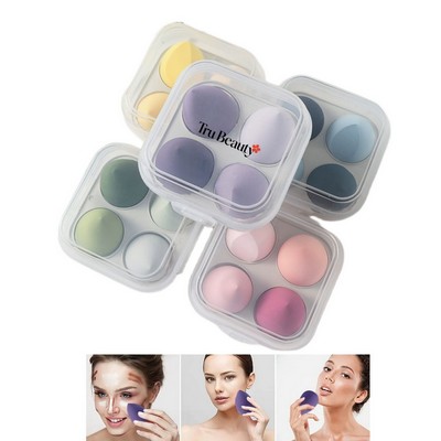 4 Pack Makeup Sponge Blender Sets