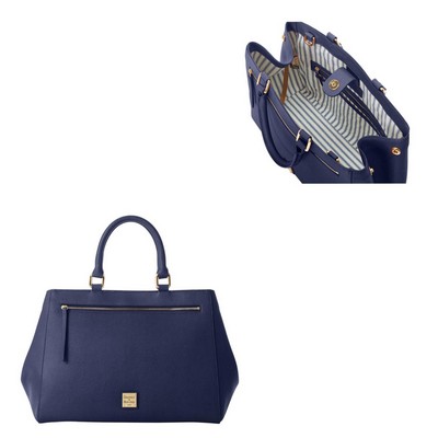 Dooney & Bourke Marine Saffiano Zip Satchel