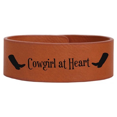 Leatherette Cuff Bracelet