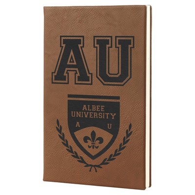 Leatherette Journal with Lined Notepad