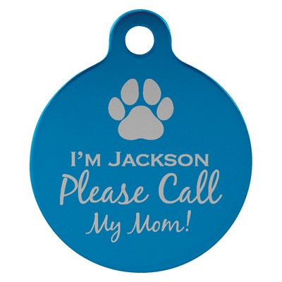 Anodized Aluminum Pet Tag