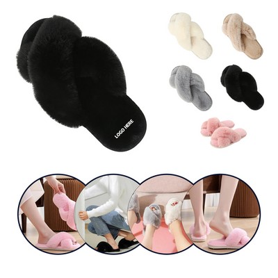 Women's Cozy Faux Fur Slippers