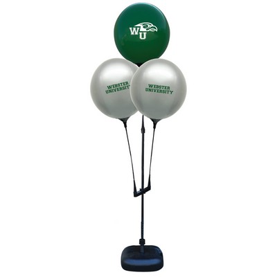 Custom Reusable Balloon Cluster Kit With Water Base / Three Balloons