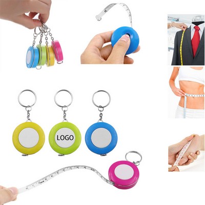 60" Mini Retractable Tape Measure Keychain