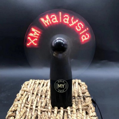 LED Hand Held Pre Programmed Message Fans