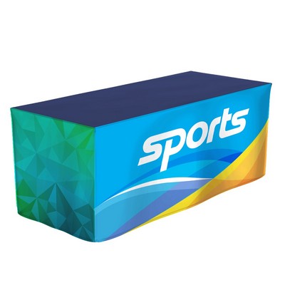 6' Fitted Tablecloth – Full-Color Dye Sublimation, 170GSM Plain Cloth