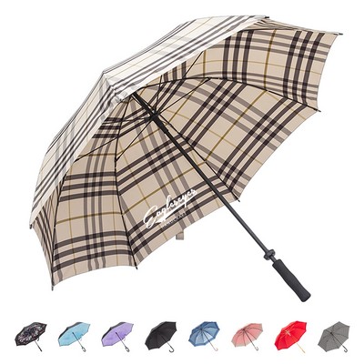 Inverted C-Handle Double Umbrella with Coating