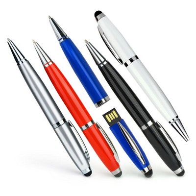 3-in-1 Stylus USB Flash Drive Promo Pen 16GB