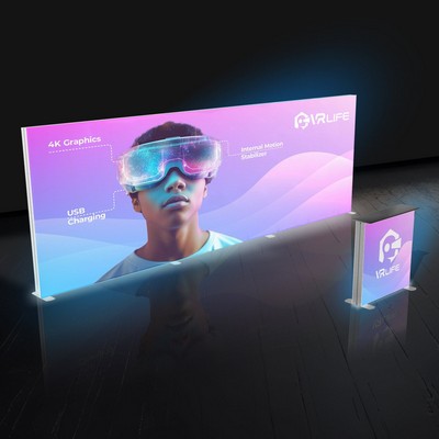 20' Backlit SEG Trade Show Booth Display