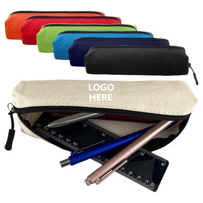 Minimalist Canvas Pencil Case