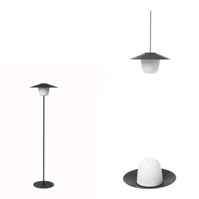 Blomus Ani Mobile 3 In 1 Rechargeable Led Floor Lamp - Magnet Gray
