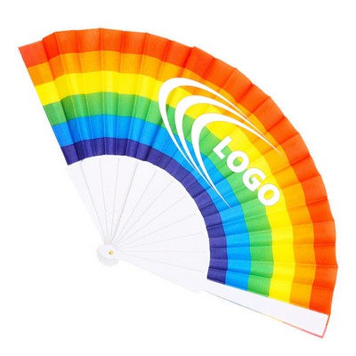 Folding Fabric Hand Fan