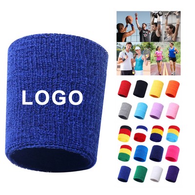 Soft Elastic Sport Wrist Sweatbands