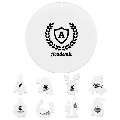 Customizable Christmas Wooden Hanging Ornament