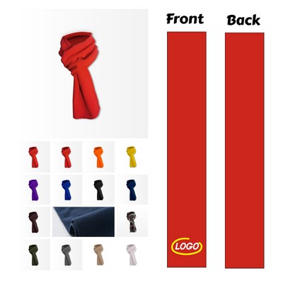 Embroidery Fleece Warm Winter Scarf (Delivered Within 30 Calendar Days)
