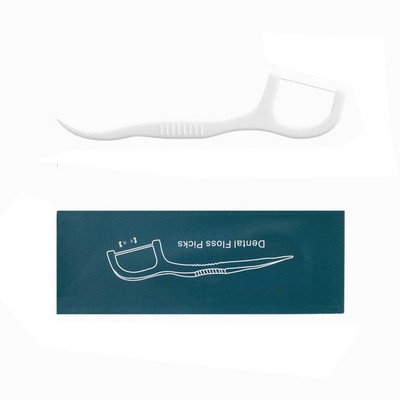 Custom Full Color Individually Packaged With Disposable Floss Picks