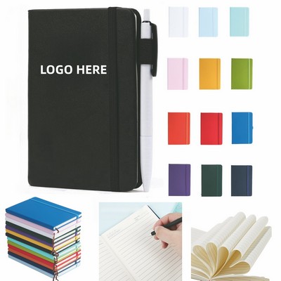 Pocket Size A6 Notepad And Pen Set 160 Page