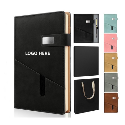 Premium A5 Ruled Notebook and Pen Gift Set