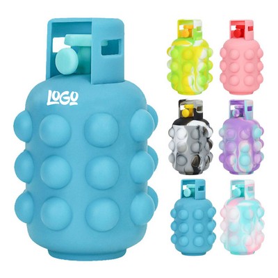 Gas Tank Shaped Push Pop Bubble Stress Ball Fidget Toy