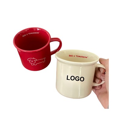 10 oz Camping Enamel Coffee Cup
