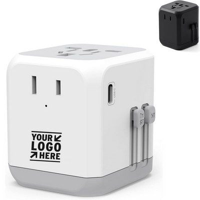 International Worldwide Universal Travel Power Adapter High Speed All in One Wall Charger