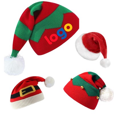 Festive Winter Knit Cap