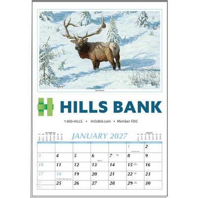 Larry Anderson Executive 12 Sheet Calendar w/Full-Color Imprint