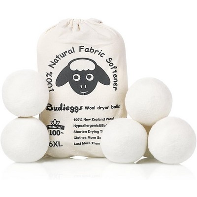 6-pack Wool Dryer Balls With Bag