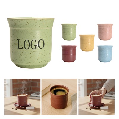 Retro Ceramic Espresso Cup 6 oz
