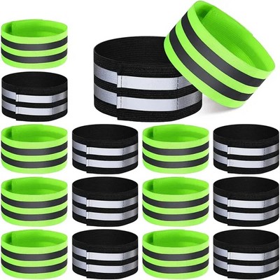 Spandex Reflective Safety Armband with 360° Visibility