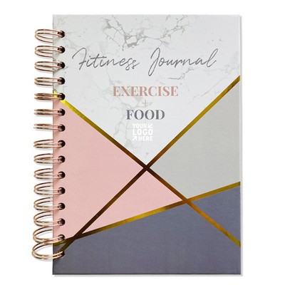 A5 Spiral Fitness Plan Notebook