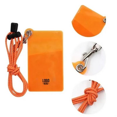 PVC ID Card Holder With Lanyards