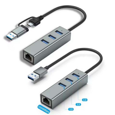 USB Hub Ethernet Adapter