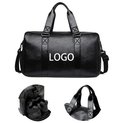 PU Leather Travel Duffel Bags