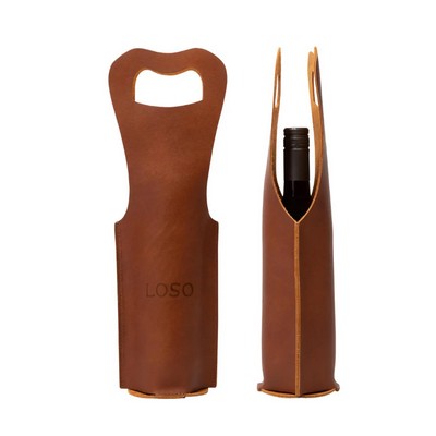 Leather Wine Carrier