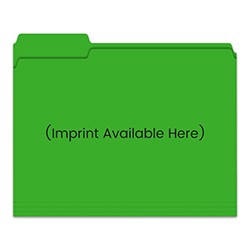 File Right™ Green 3 Tab File Folder